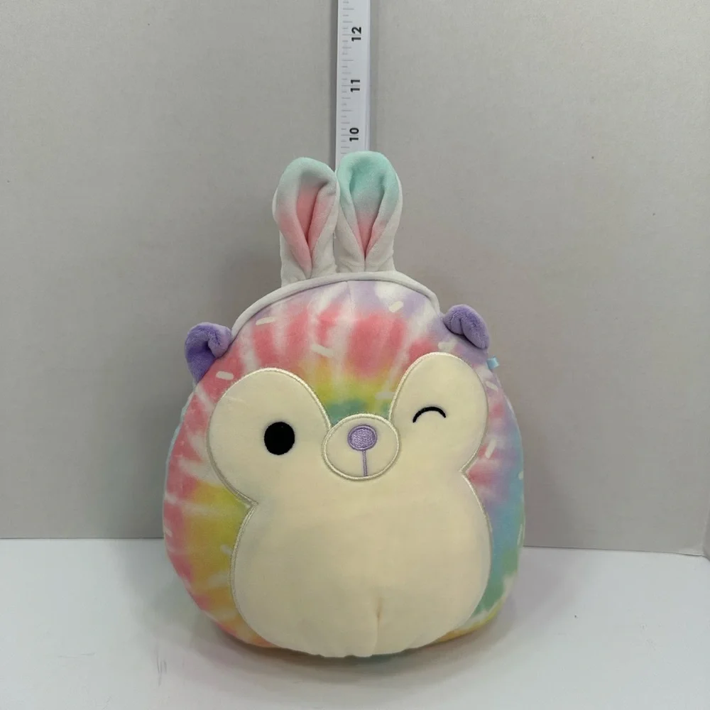 Squismallow Colorful Tie-Dye Plush Toy size 18”pre owned Exellent condition